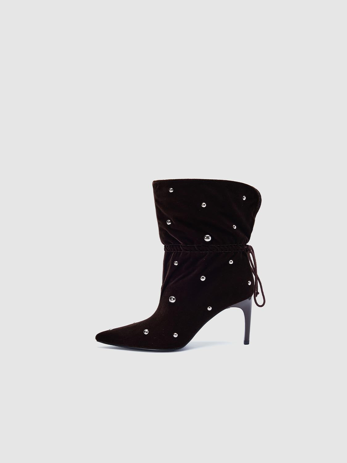 Sparkly Point Toe Ankle Boots - Image 3
