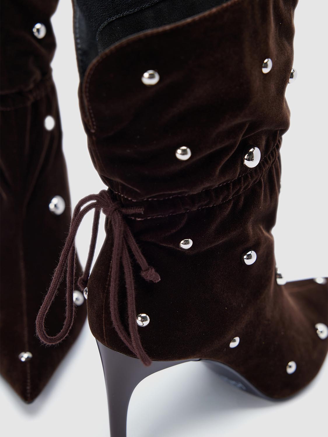 Sparkly Point Toe Ankle Boots - Image 6