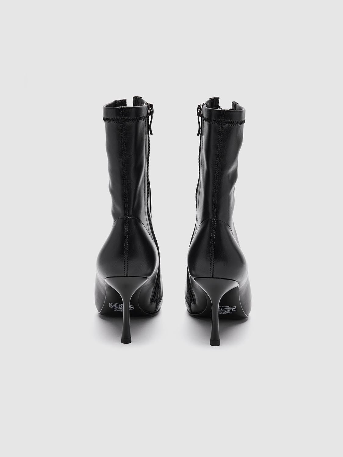 Pointed Toe Lace Up Ankle Boots - Image 4
