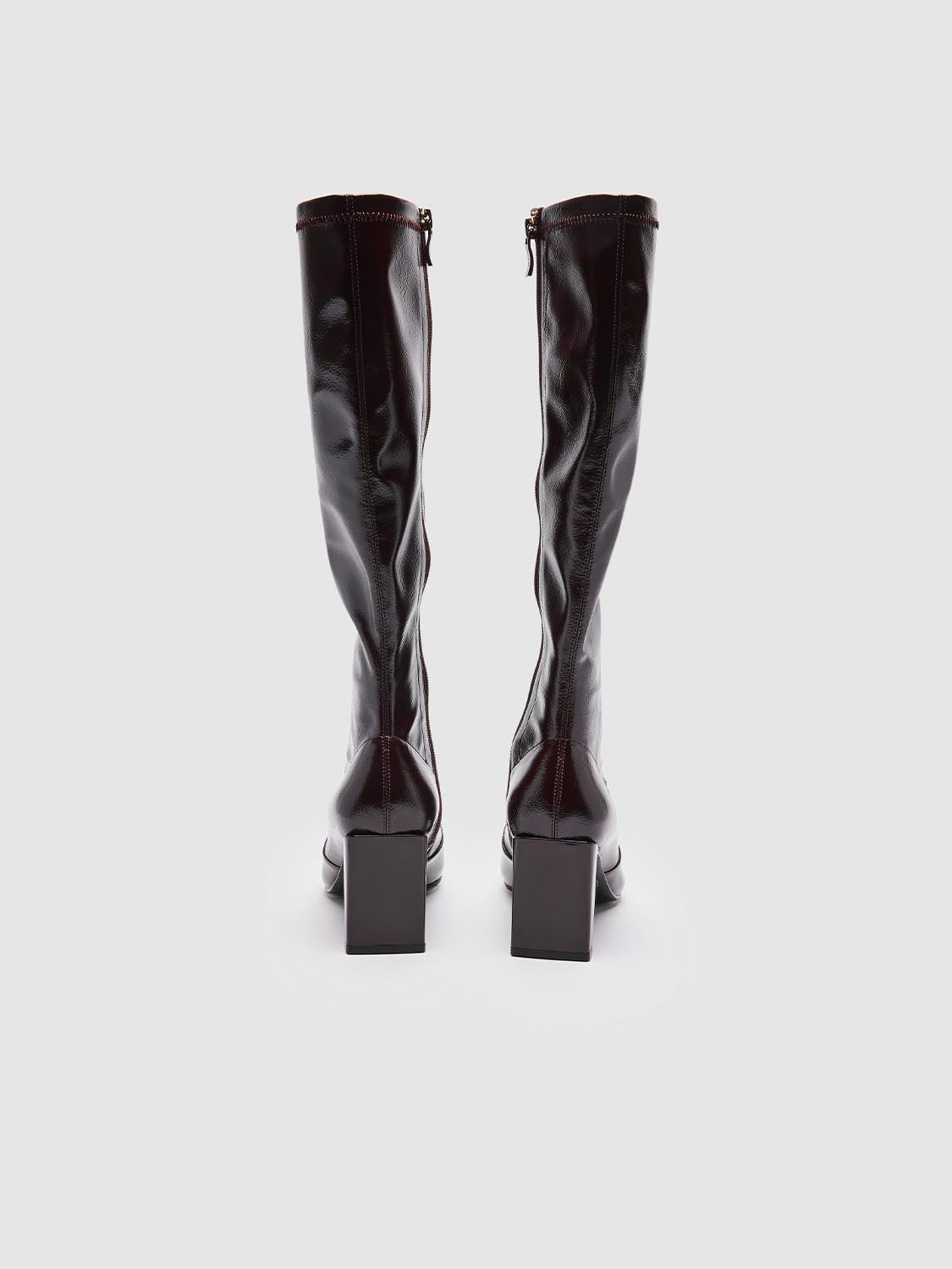 Point Toe Heeled Knee Boots - Image 4
