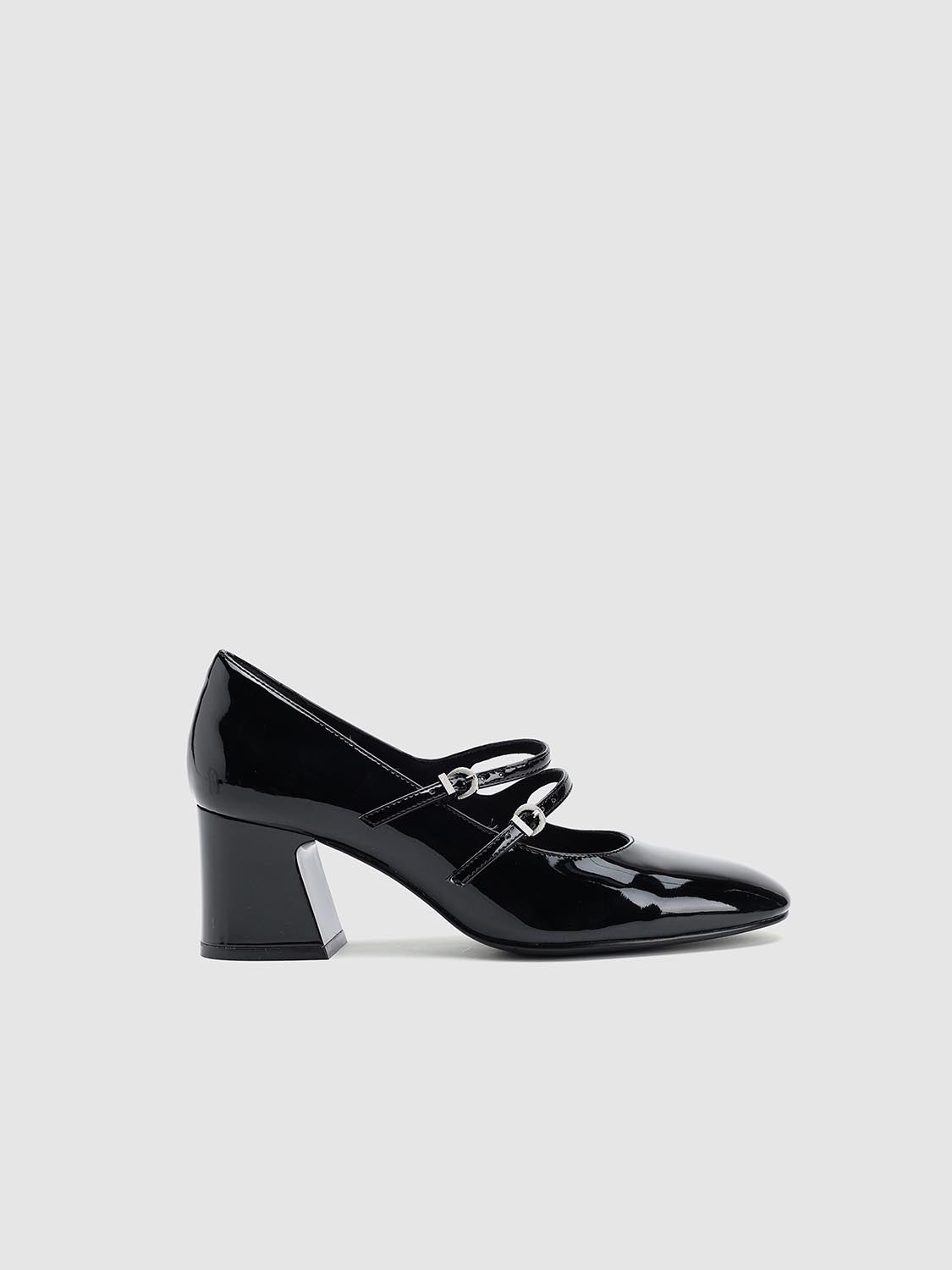 Strappy Chunky Heeled Pumps - Image 9