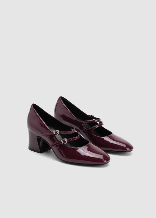 Strappy Chunky Heeled Pumps