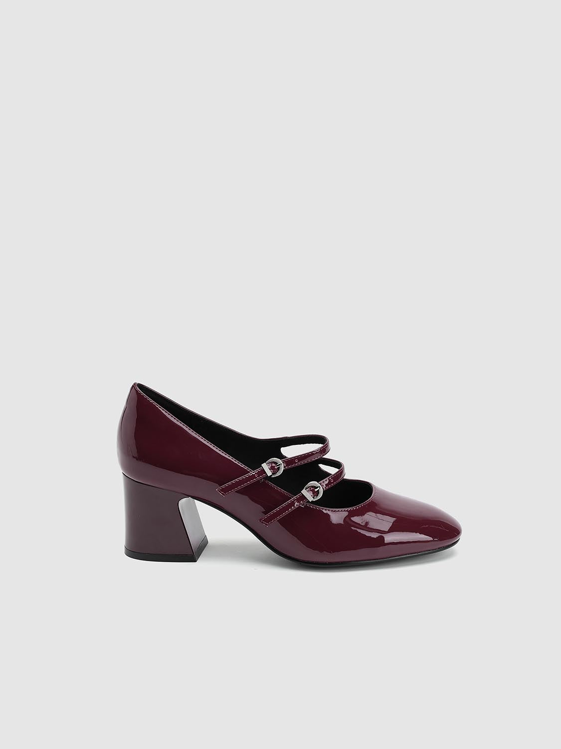 Strappy Chunky Heeled Pumps - Image 2