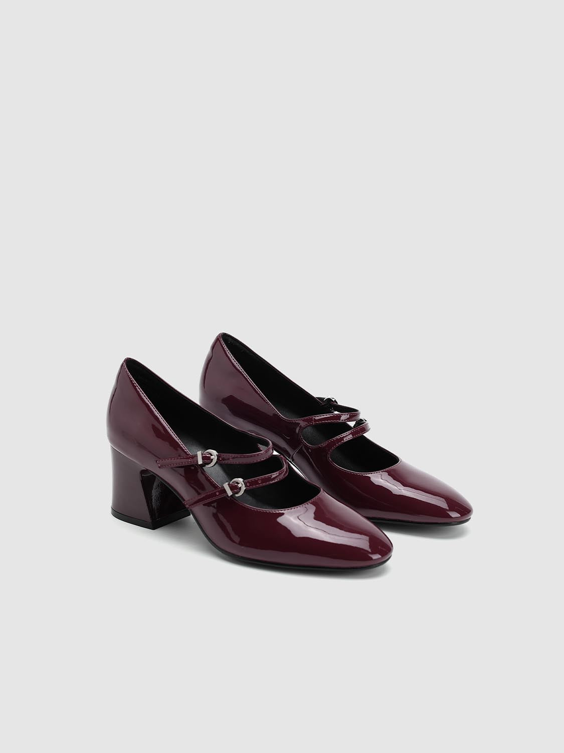 Strappy Chunky Heeled Pumps - Image 15