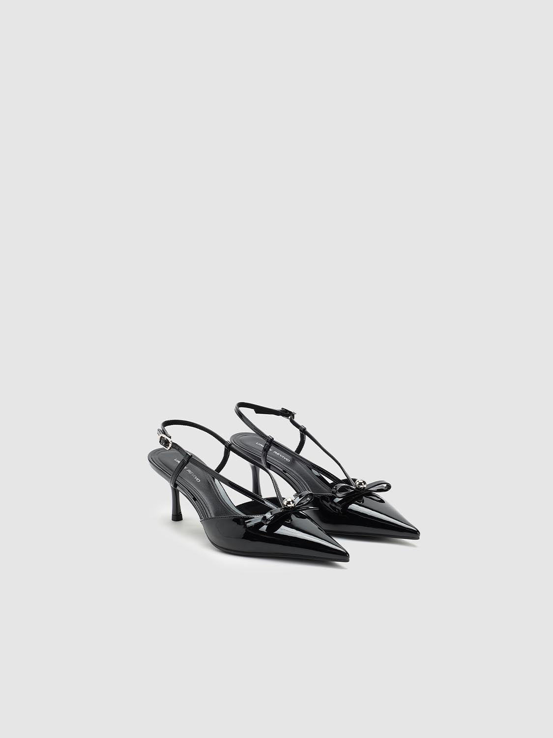 Bow Detail Point Toe Heeled Slingbacks - Image 14