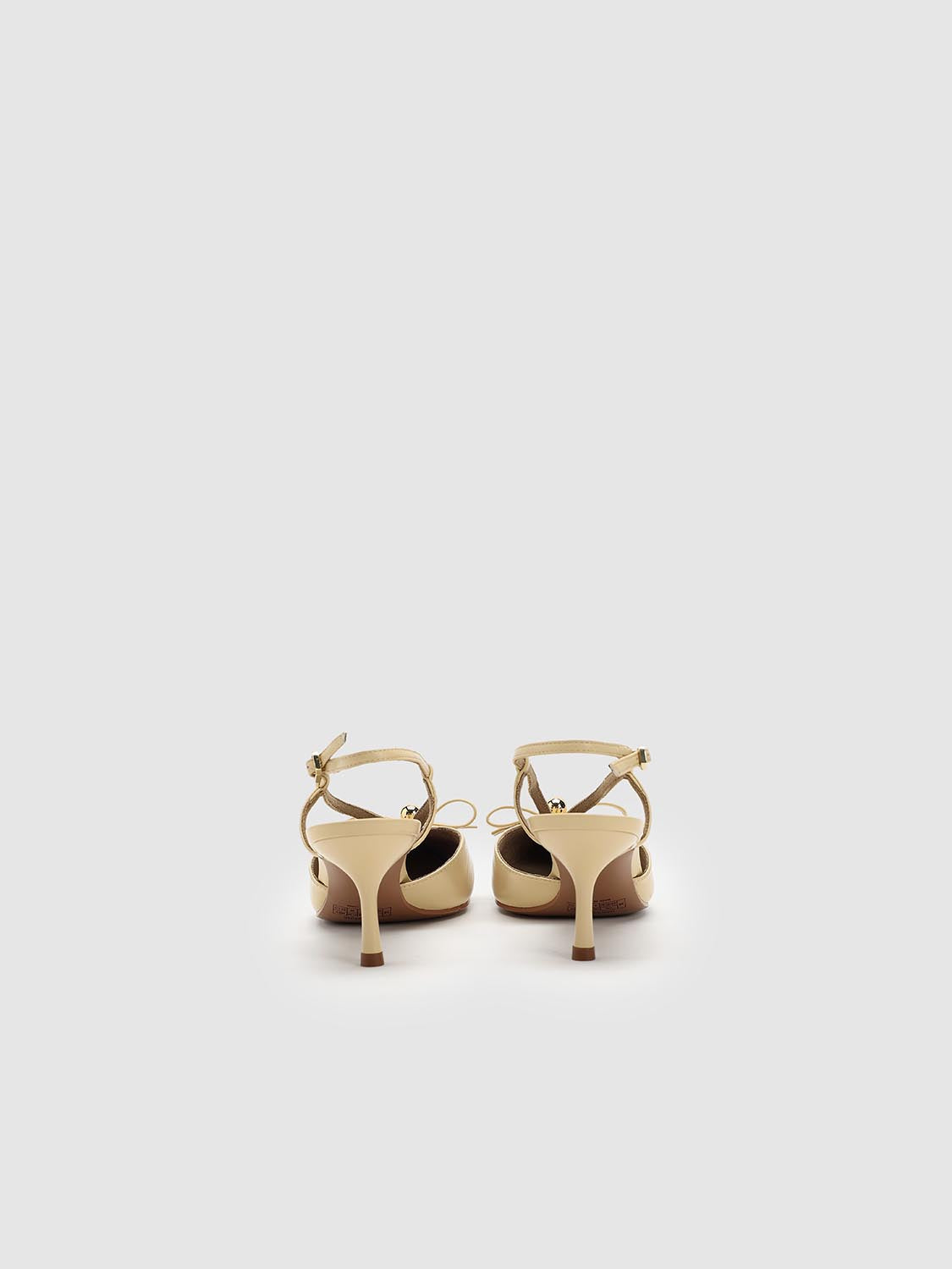 Bow Detail Point Toe Heeled Slingbacks - Image 3