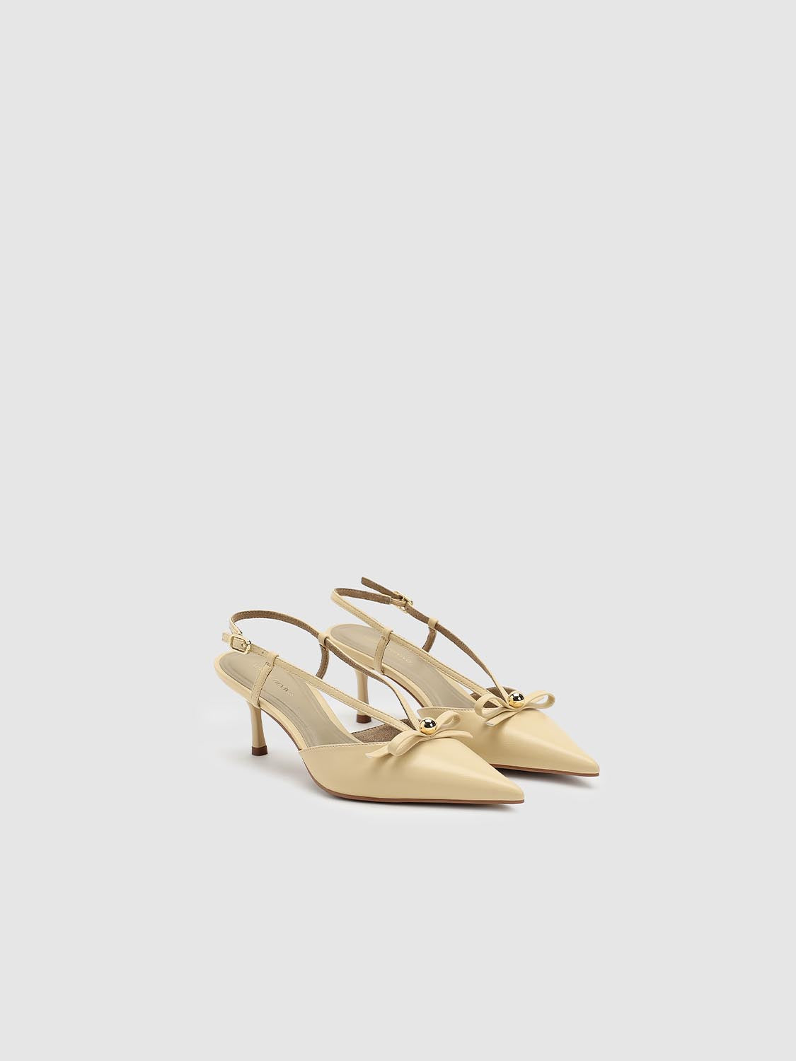 Bow Detail Point Toe Heeled Slingbacks - Image 13