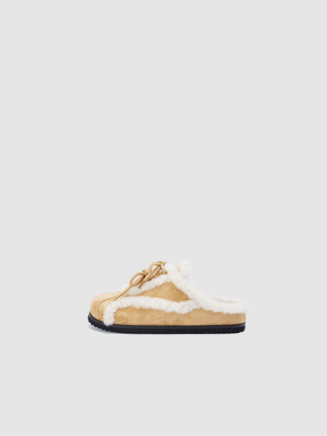 Fleece Sneaker Mules Slippers - Image 3