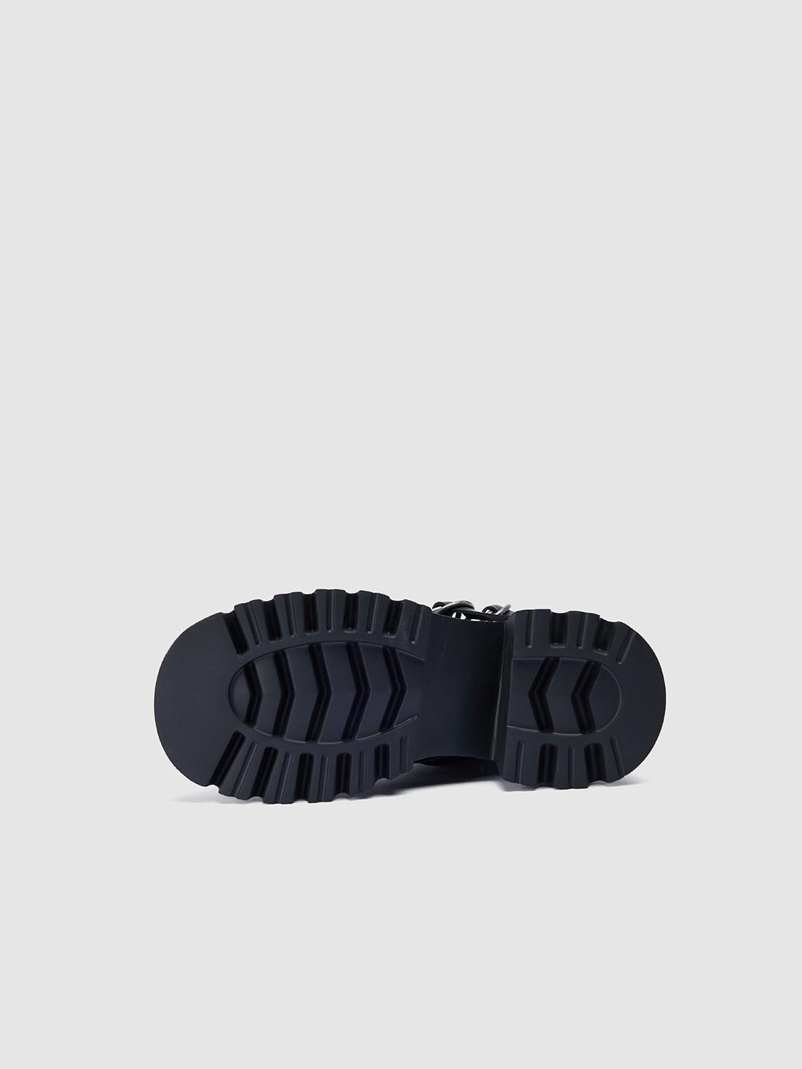 Belt Décor Combat Boots - Image 4