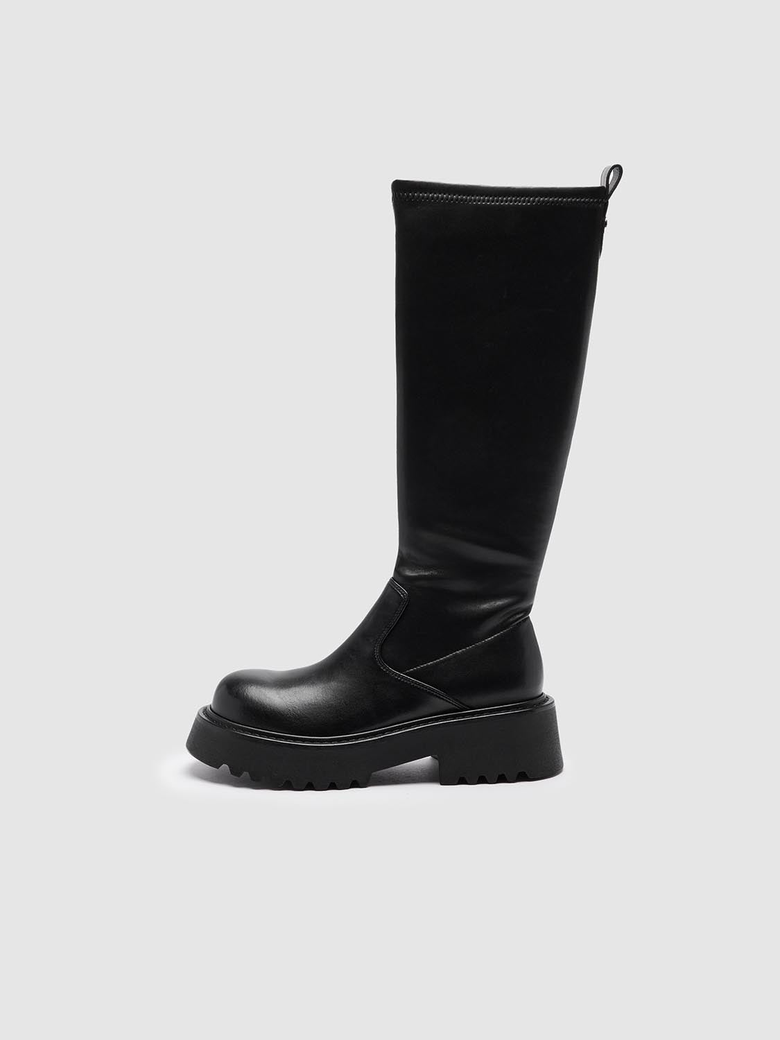 Chunky Heel Knee Boots - Image 2