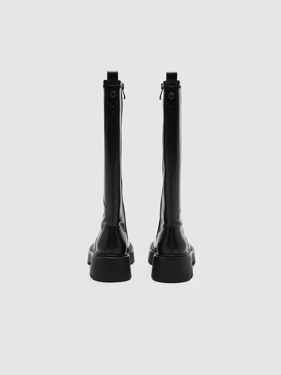 Chunky Heel Knee Boots - Image 3