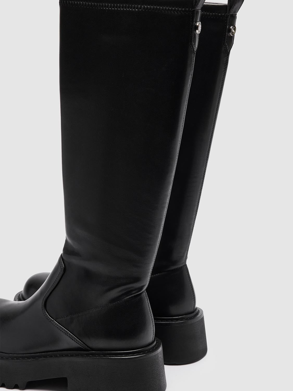 Chunky Heel Knee Boots - Image 5