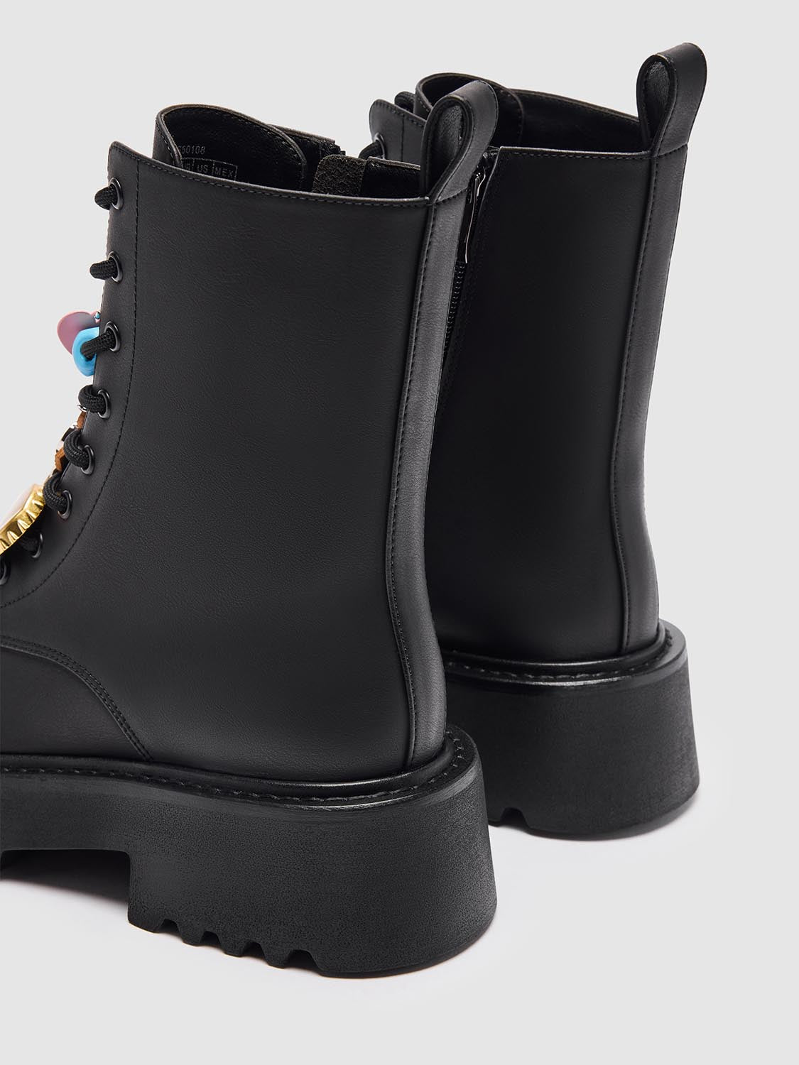 Charm Chunky Ankle Boots - Image 5