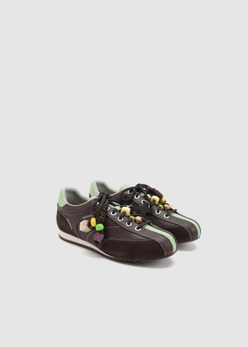 Contrast Lace Up Sneakers
