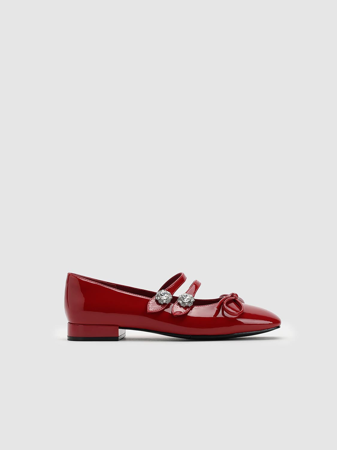 Embellished Strappy Chunky Mary Janes - Image 9